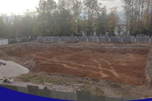 В Кольчугино началось строительство 3-этажный детской поликлиники