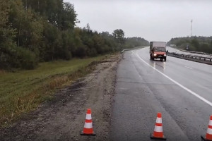 Появилось видео с места ДТП, в котором погиб 45-летний директор телеканала Гусь-Хрустального