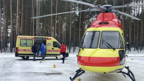 Медики доставили пациента из Мурома в Москву на вертолете для пересадки сердца