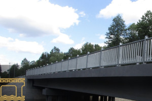 В Гусь-Хрустальном районе отремонтировали мост через реку Судогда