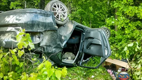 Во Владимирской области Volkswagen вылетел с трассы М-7: есть жертвы