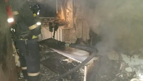 На пожаре во владимирском микрорайоне Доброе пострадал человек