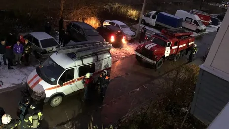 В Коврове на пожаре эвакуировали трое взрослых и двое детей 