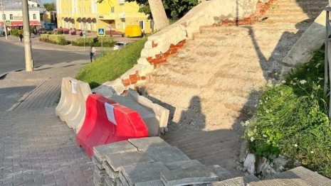 В центре Владимира отремонтируют лестницу