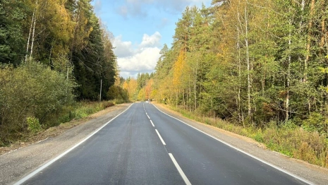 В Киржачском районе отремонтировали дорогу до мемориала Гагарину