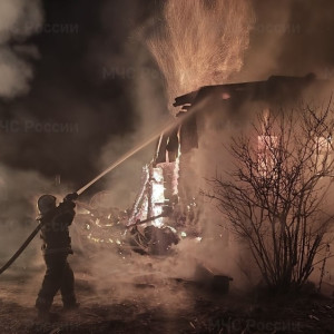 При пожаре в деревне под Ковровом 46-летняя женщина получила ожоги рук