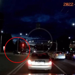 Момент ДТП с мотоциклистом во Владимире попал на видео