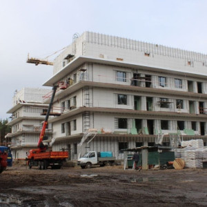 Глава Владимирской области показал строящийся инфекционный госпиталь изнутри