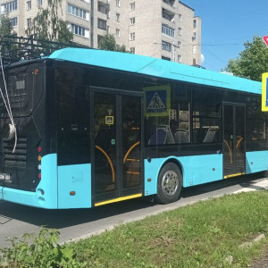 По Владимиру проехал инновационный троллейбус «Волгабас»