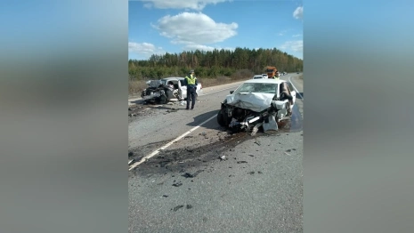 На трассе во Владимирской области лоб в лоб столкнулись две легковушки