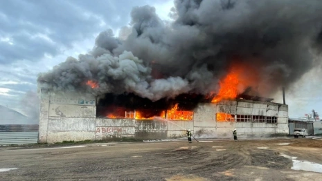 Мощные пожары произошли на двух предприятиях Владимирской области