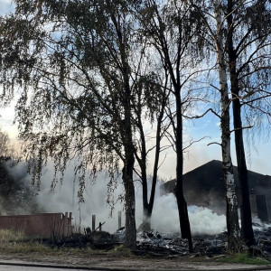 На месте пожара на заводе под Ковровом воздух обнаружили превышение формальдегида