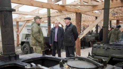 Владимирского сенатора послали в учебку к мобилизованным