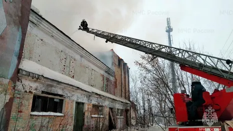 В Вязниках бывший дом культуры сгорел дотла