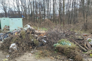 Три улицы в Меленках завалили мусором