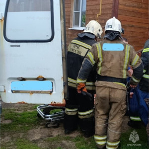 На пожаре в поселке во Владимирской области пострадал человек