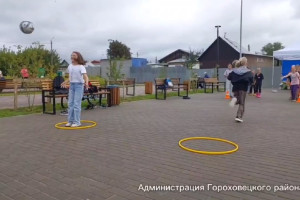 В райцентре Владимирской области пустырь превратили в сквер