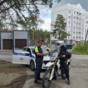 Во Владимире полицейские поймали двоих детей на мотоцикле и питбайке