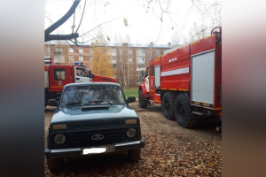 На пожаре под Александровом эвакуировали 4 человека 