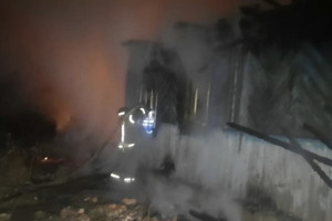 В поселке под Судогдой пожар уничтожил частный дом
