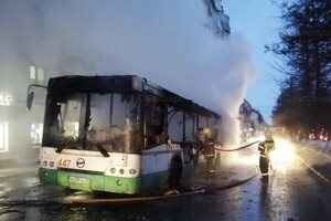 Во Владимире спасатели назвали вероятные причины пожара в автобусе 24с