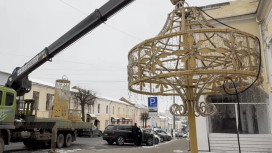 Владимир начали украшать к Новому году-2026