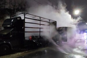 Во Владимире машины загорелись после ДТП
