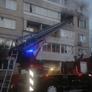 Во Владимире при пожаре в «панельке» пострадали 2 человека