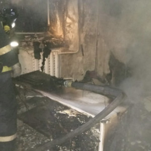 На пожаре во владимирском микрорайоне Доброе пострадал человек