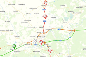 В трех районах Владимирской области из-за ремонта федеральных трасс ввели ограничения 