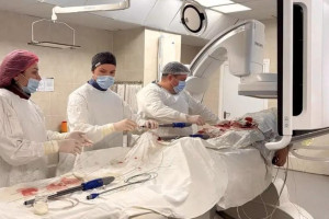 Во Владимирской области врачи впервые установили протез в брюшную часть аорты