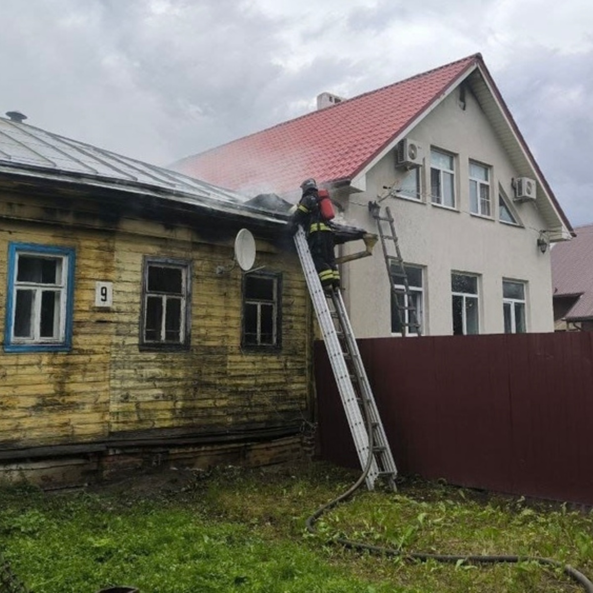 При пожаре в Суздале спасли пожилую женщину-инвалида - День во Владимире