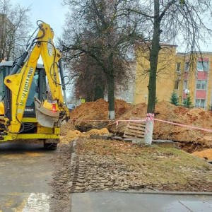 В Коврове бизнесмен разбил дорогу при строительстве водосточных труб