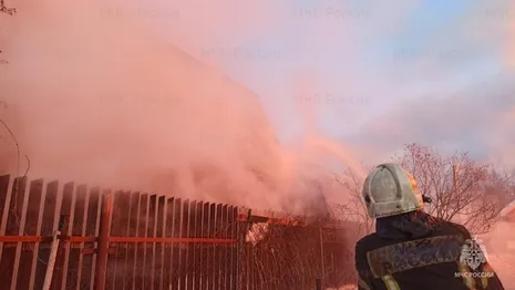 Во Владимирской области огонь уничтожил дом в 200 квадратных метров 