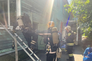 При пожаре во Владимире 50-летний мужчина отравился угарным газом