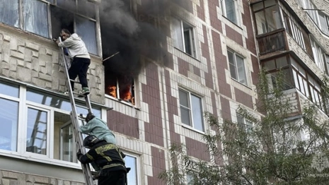 В Коврове при пожаре спасли 8 человек