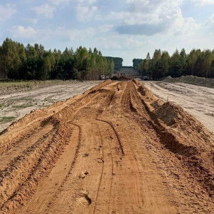 В деревне Камешковского района начали строить асфальтированную дорогу