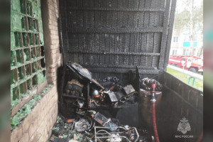 Во Владимирской области 3-летний малыш поджег балкон