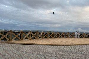 Разваливающуюся смотровую в парке имени Пушкина во Владимире закрыли досками