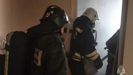 В Гусь-Хрустальном эвакуировали 102 человека из горящей поликлиники