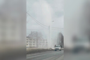 Во Владимире забил 15-метровый фонтан