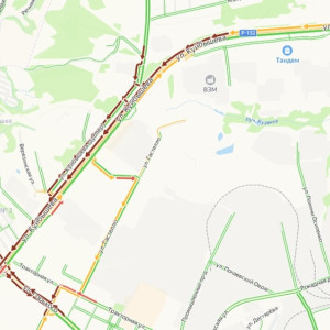 Во Владимире Пекинка встала в мертвой пробке