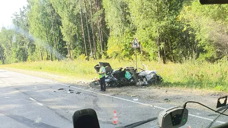 В страшной аварии во Владимирской области чудом выжил 45-летний водитель