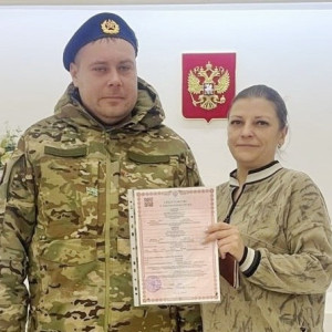 Жительница Гусь-Хрустального вышла замуж за бойца СВО