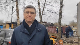 Владимирский губернатор записал видео с места падения БПЛА на дом в Александровском районе