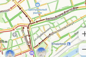 Центр Владимира встал в «глухих» пробках вечером 20 сентября