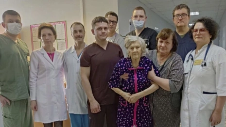 В Муромской ЦРБ поставили на ноги 96-летнюю пациентку