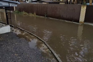 Судогодское шоссе во Владимире затопило после ливня 28 сентября