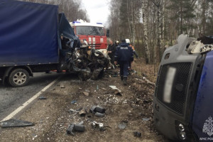 В Муромском районе две ГАЗели столкнулись «лоб в лоб»