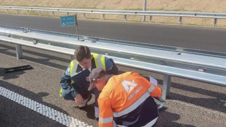 Асфальт на мосту через Оку на платнике М-12 во Владимирской области уложили на 90%